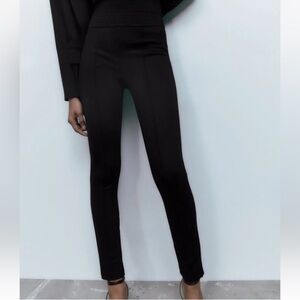 Zara WIDE WAISTBAND LEGGINGS! NWOT